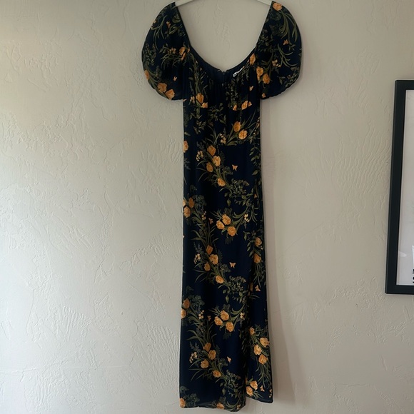 Reformation Midi Dress in Secret Garden Print - Picture 2 of 5